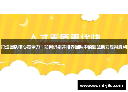 打造团队核心竞争力：如何识别并培养团队中的翘楚助力赢得胜利